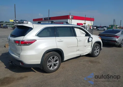 2015 Toyota Highlander Xle V6 from USA, damaged, VIN 5TDJKRFH0FS096248